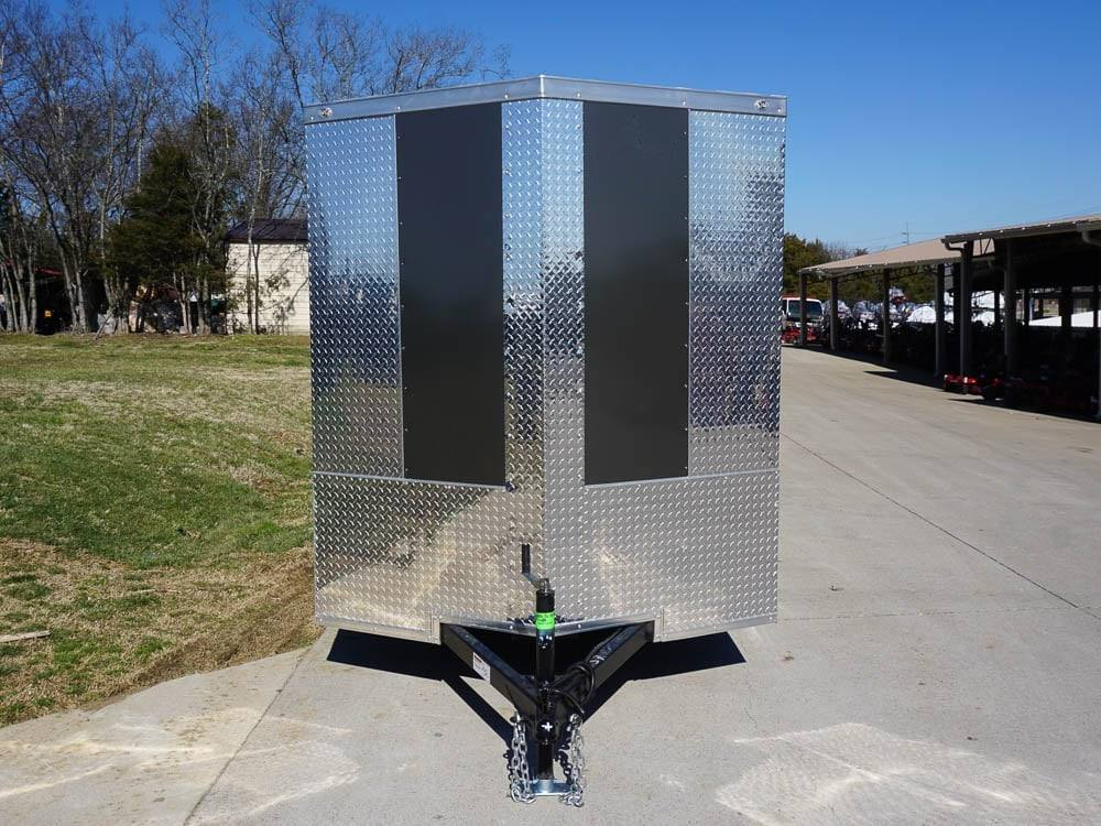Enclosed Trailer 6′ X 12′ Charcoal- V-Nose 3,500 lb. Axle Storage - Image 2