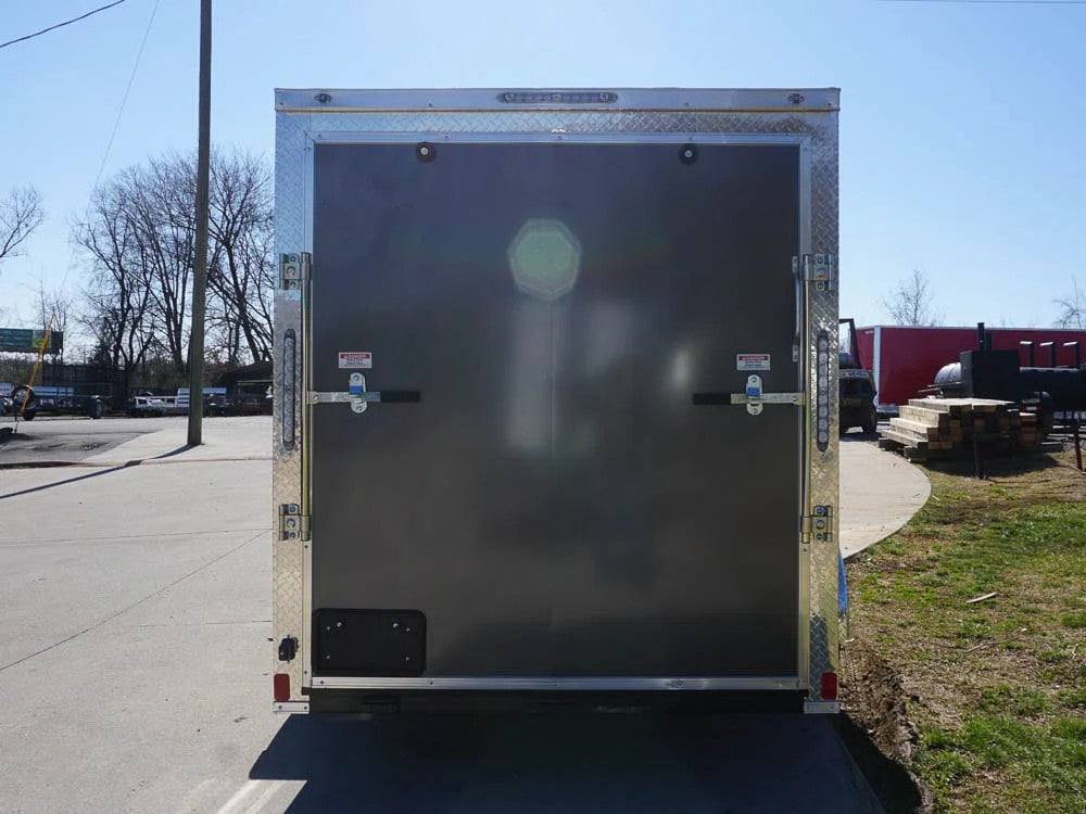 Enclosed Trailer 6′ X 12′ Charcoal- V-Nose 3,500 lb. Axle Storage - Image 8
