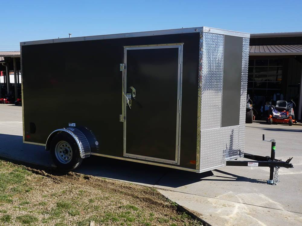 Enclosed Trailer 6′ X 12′ Charcoal- V-Nose 3,500 lb. Axle Storage - Image 6