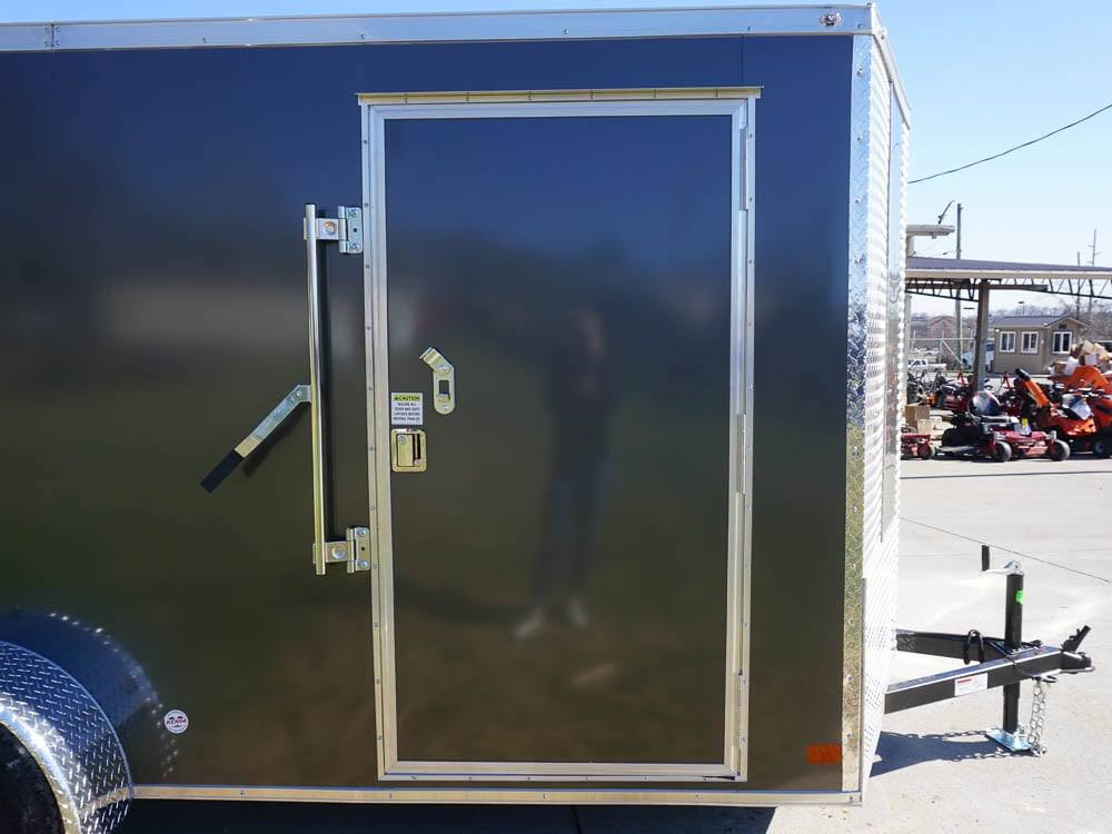 Enclosed Trailer 6′ X 12′ Charcoal- V-Nose 3,500 lb. Axle Storage - Image 15