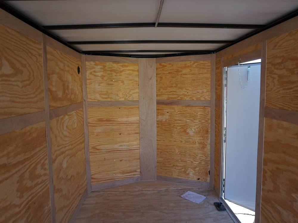 Enclosed Trailer 6′ X 12′ Charcoal- V-Nose 3,500 lb. Axle Storage - Image 20