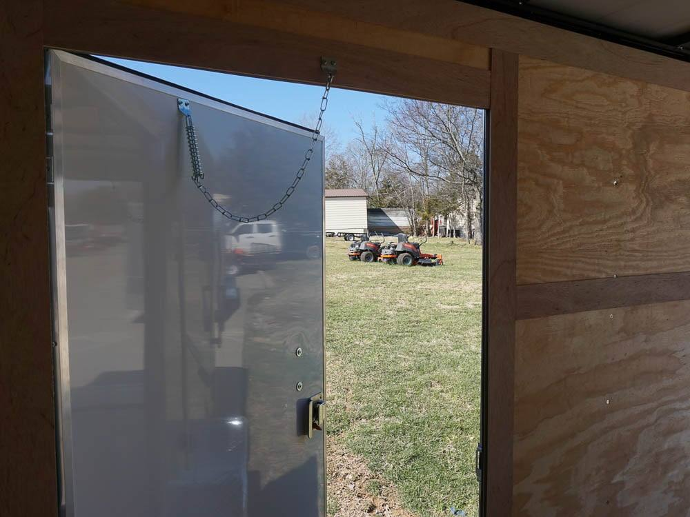 Enclosed Trailer 6′ X 12′ Charcoal- V-Nose 3,500 lb. Axle Storage - Image 23