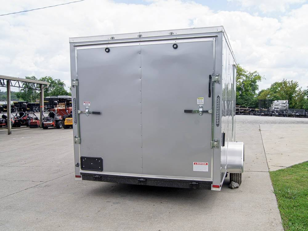 7×12 Silver Frost V-Nose Enclosed Trailer 3,500lb Axles - Image 8