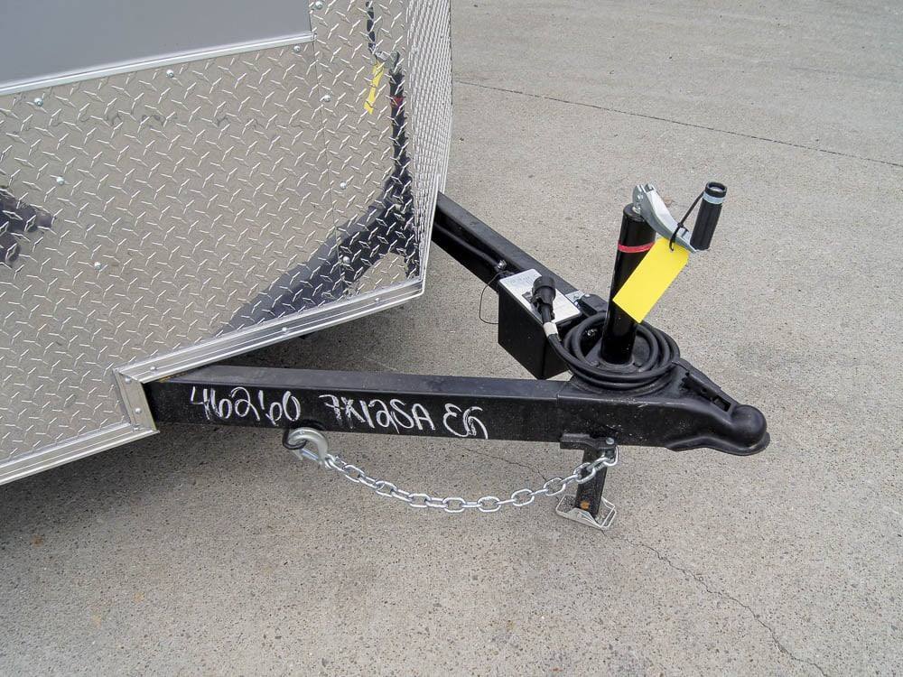 7×12 Silver Frost V-Nose Enclosed Trailer 3,500lb Axles - Image 11