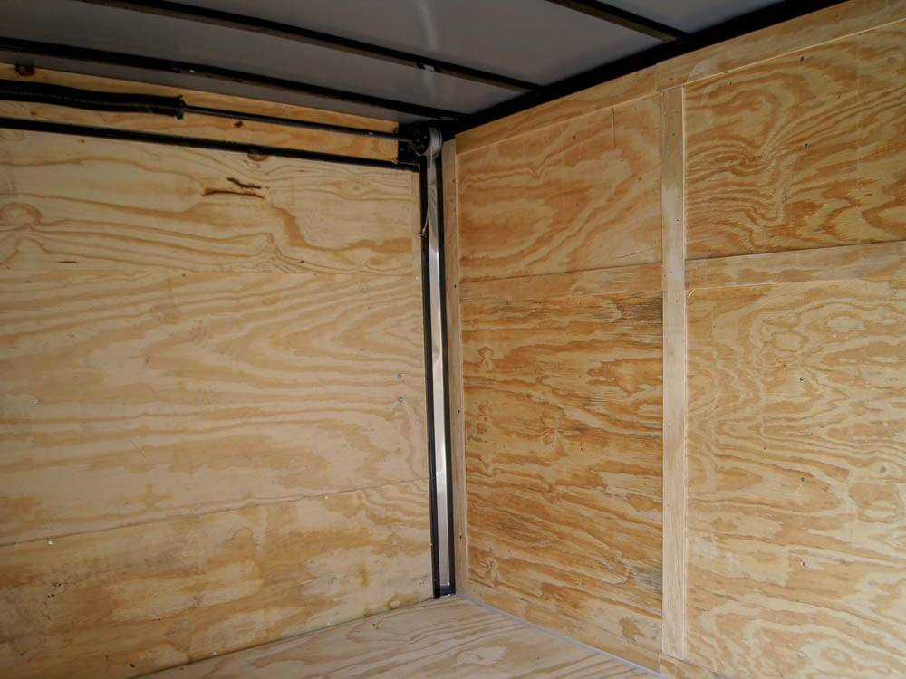 7×12 Silver Frost V-Nose Enclosed Trailer 3,500lb Axles - Image 14