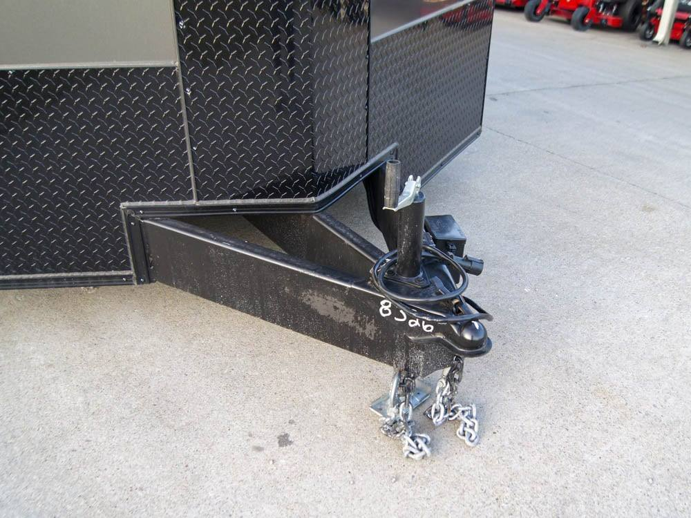 8.5×28 V-Nose Enclosed Trailer Black Out Package (2) 5,200lb Axles - Image 10