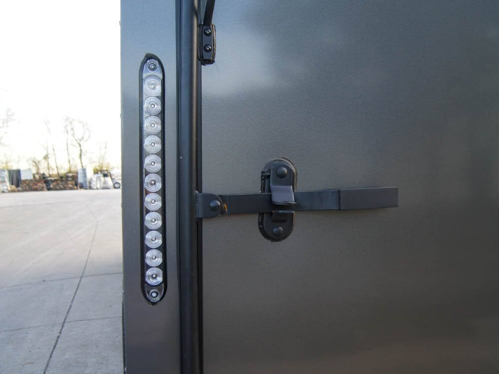 8.5×28 V-Nose Enclosed Trailer Black Out Package (2) 5,200lb Axles - Image 12