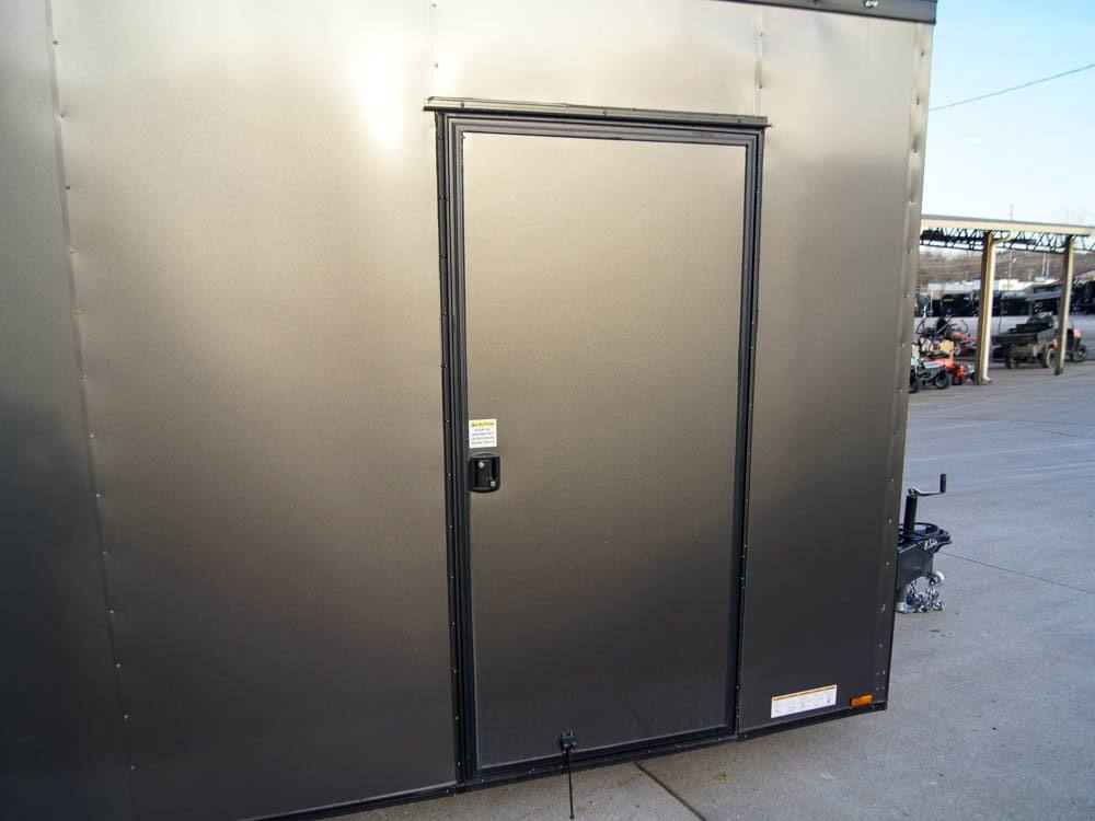 8.5×28 V-Nose Enclosed Trailer Black Out Package (2) 5,200lb Axles - Image 13