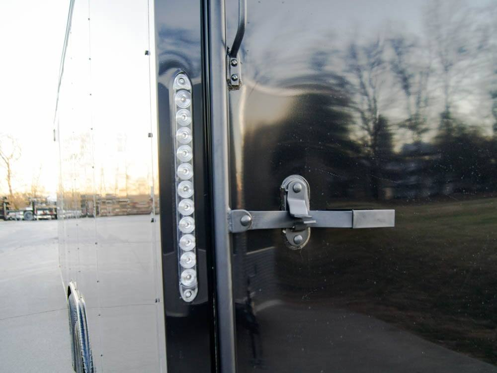 8.5×24 Black V-Nose Enclosed Trailer Blackout Pkg (2) 5,200lb Axles - Image 10