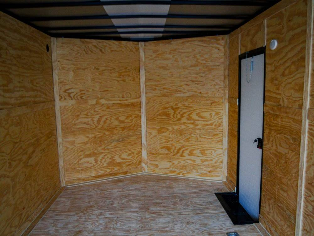 8.5×28 V-Nose Enclosed Trailer Black Out Package (2) 5,200lb Axles - Image 19