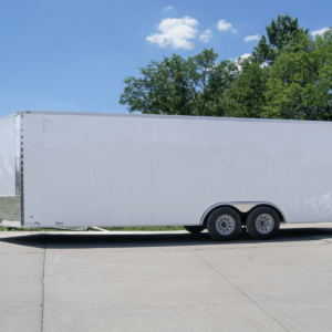 8.5×24 V-Nose Enclosed Trailer (2) 5,200lb Axles 10.4k GVWR