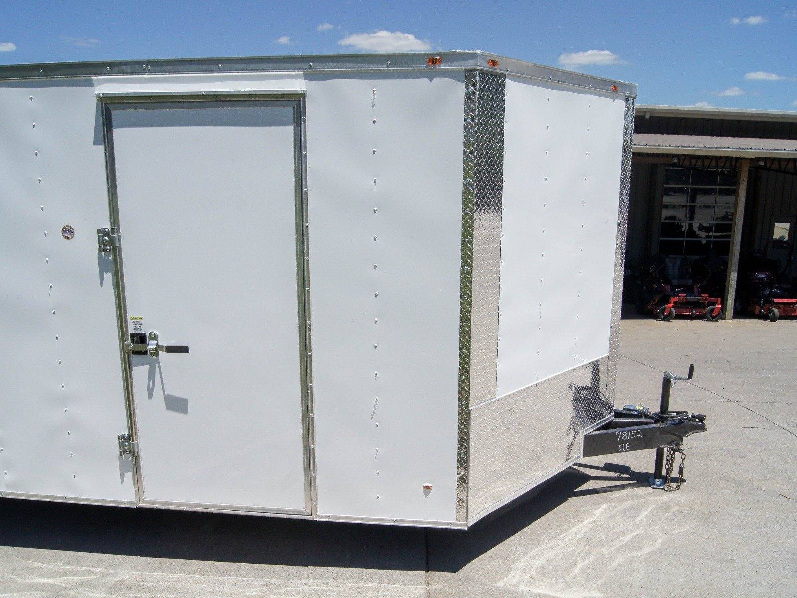 8.5×24 V-Nose Enclosed Trailer (2) 5,200lb Axles 10.4k GVWR - Image 13