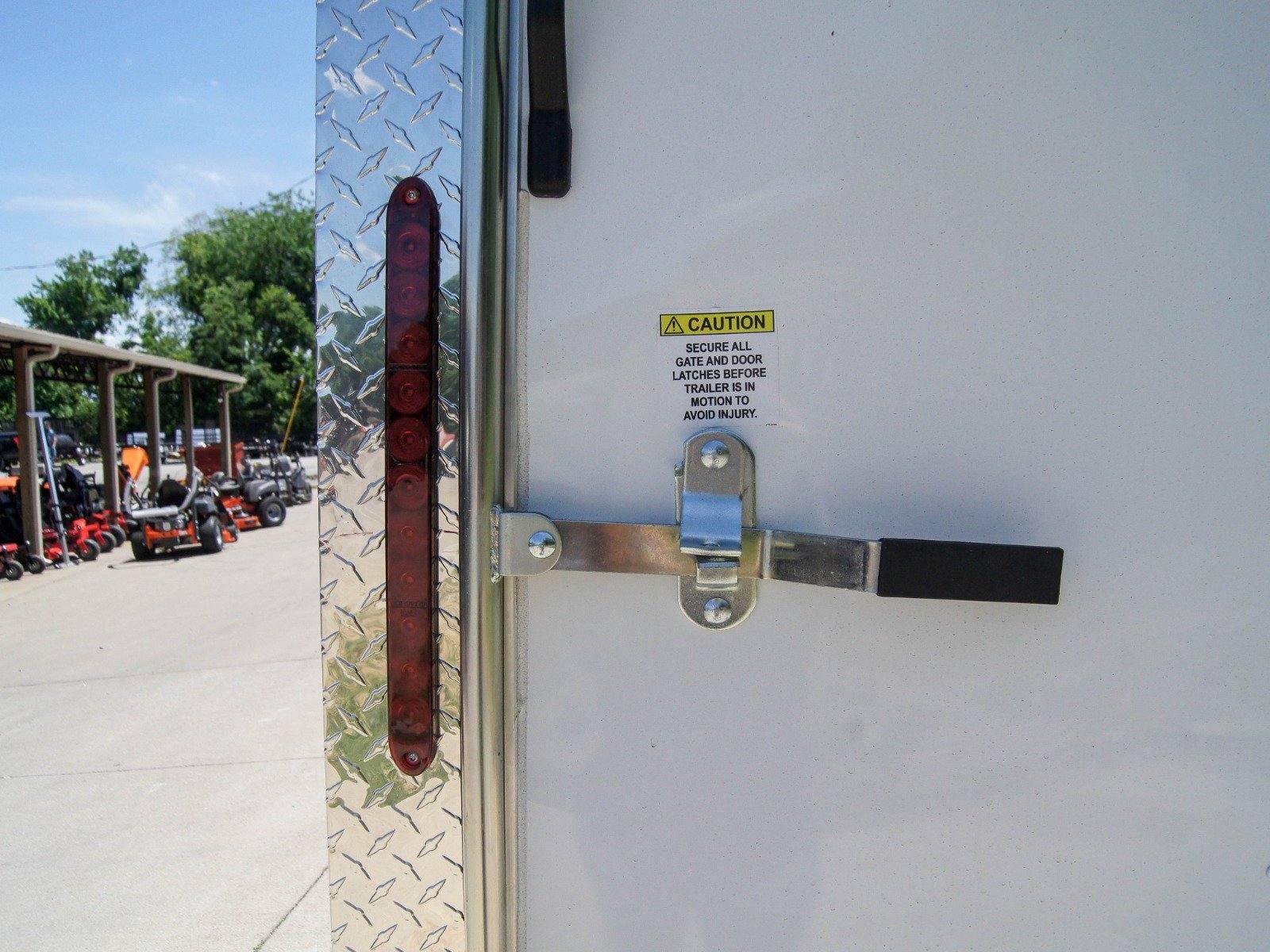 8.5×24 V-Nose Enclosed Trailer (2) 5,200lb Axles 10.4k GVWR - Image 15