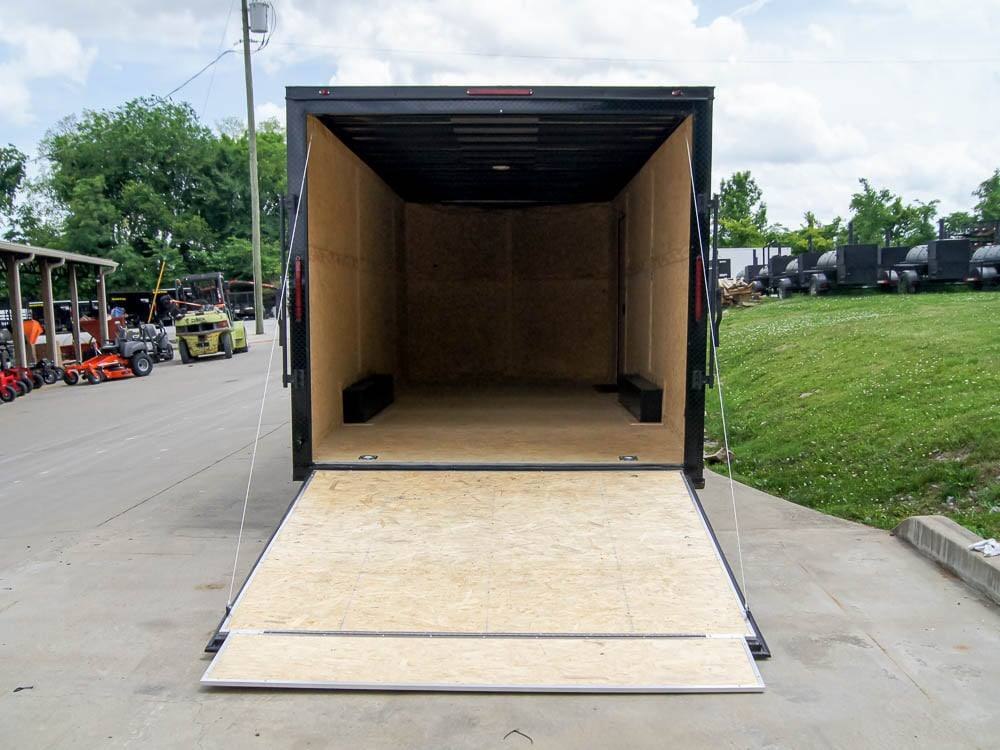 8.5×20 Charcoal Enclosed Trailer with Blackout Package (2) 5200lb Axles Storage - Image 10