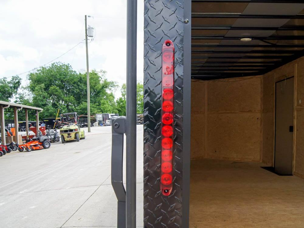 8.5×20 Charcoal Enclosed Trailer with Blackout Package (2) 5200lb Axles Storage - Image 11