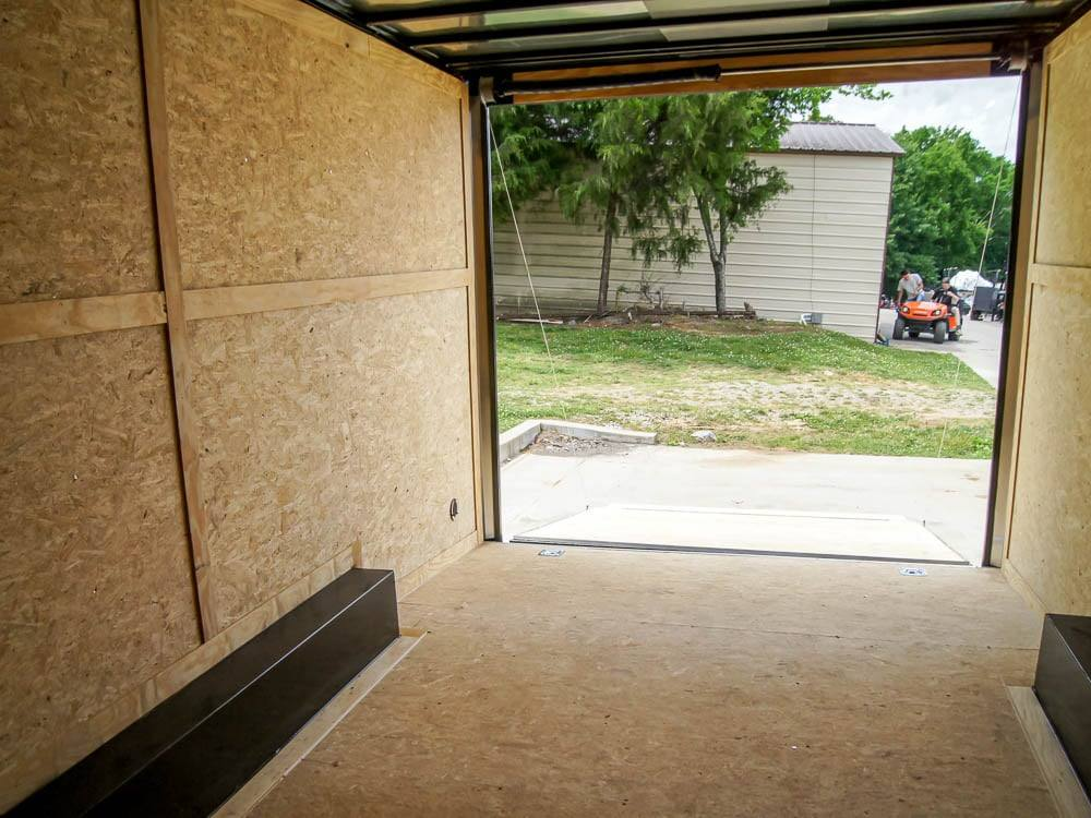 8.5×20 Charcoal Enclosed Trailer with Blackout Package (2) 5200lb Axles Storage - Image 23