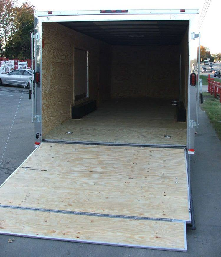Enclosed Trailer 8.5’x24′ Yellow – Mower Motorcycle Car Truck Hauler Storage - Image 14