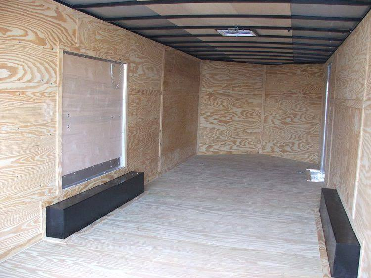 Enclosed Trailer 8.5’x24′ Yellow – Mower Motorcycle Car Truck Hauler Storage - Image 12