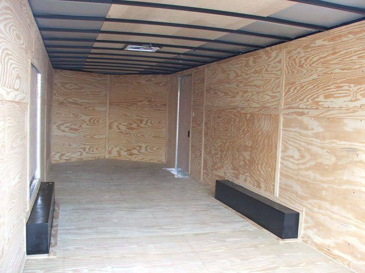 Enclosed Trailer 8.5’x24′ Yellow – Mower Motorcycle Car Truck Hauler Storage - Image 13