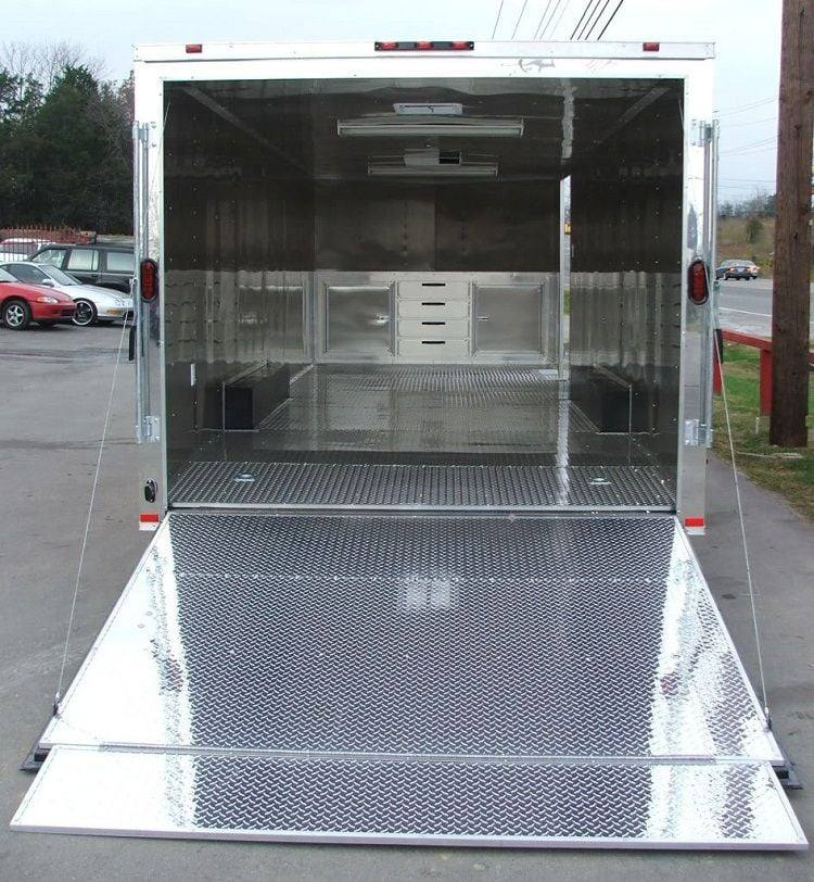 Enclosed Trailer 8.5’x24′ Red – Motorcycle Car Bike Hauler Storage - Image 6