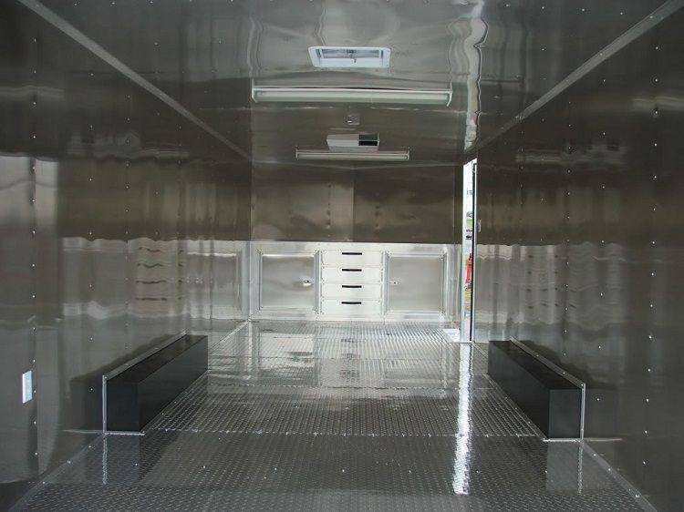 Enclosed Trailer 8.5’x24′ Red – Motorcycle Car Bike Hauler Storage - Image 7