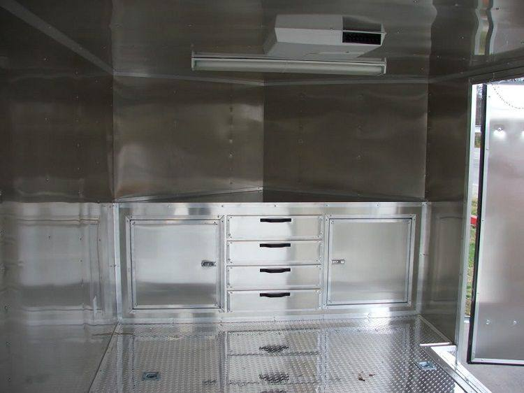 Enclosed Trailer 8.5’x24′ Red – Motorcycle Car Bike Hauler Storage - Image 14