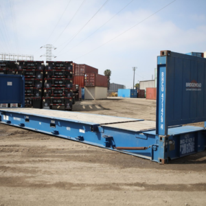 40-foot Flat Rack Shipping Container – Cargo-worthy