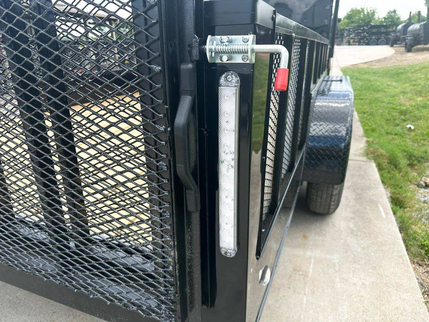 7×18 Black with Blackout Hybrid Enclosed Trailer (2) 7K Axles Storage - Image 15