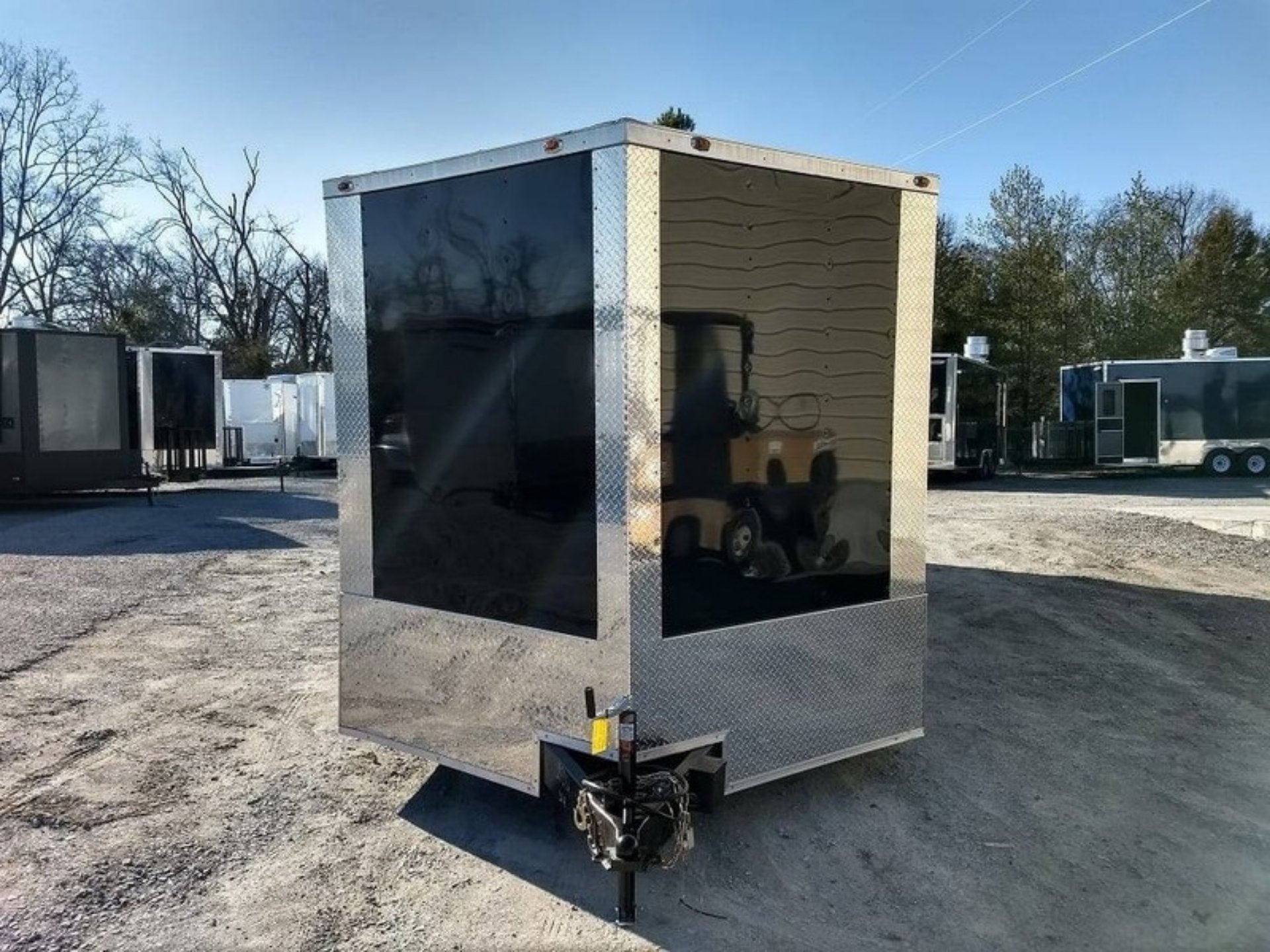 Enclosed Trailer 8.5′ X 26′ Black Race Ready Tandem 5,200lb Axles Storage - Image 23