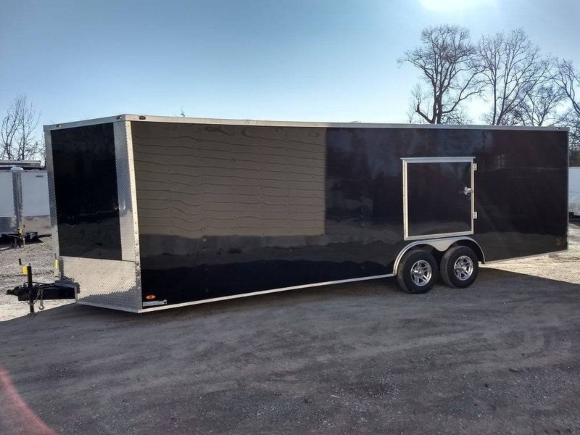 Enclosed Trailer 8.5′ X 26′ Black Race Ready Tandem 5,200lb Axles Storage - Image 8