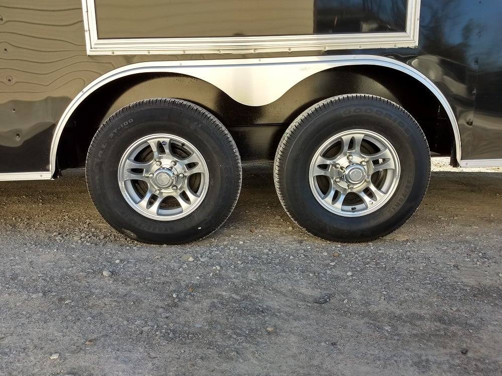 Enclosed Trailer 8.5′ X 26′ Black Race Ready Tandem 5,200lb Axles Storage - Image 18