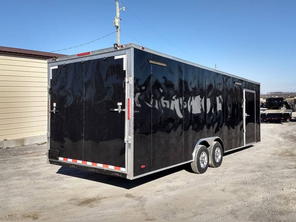 Enclosed Trailer 8.5′ X 26′ Black Race Ready Tandem 5,200lb Axles Storage - Image 6