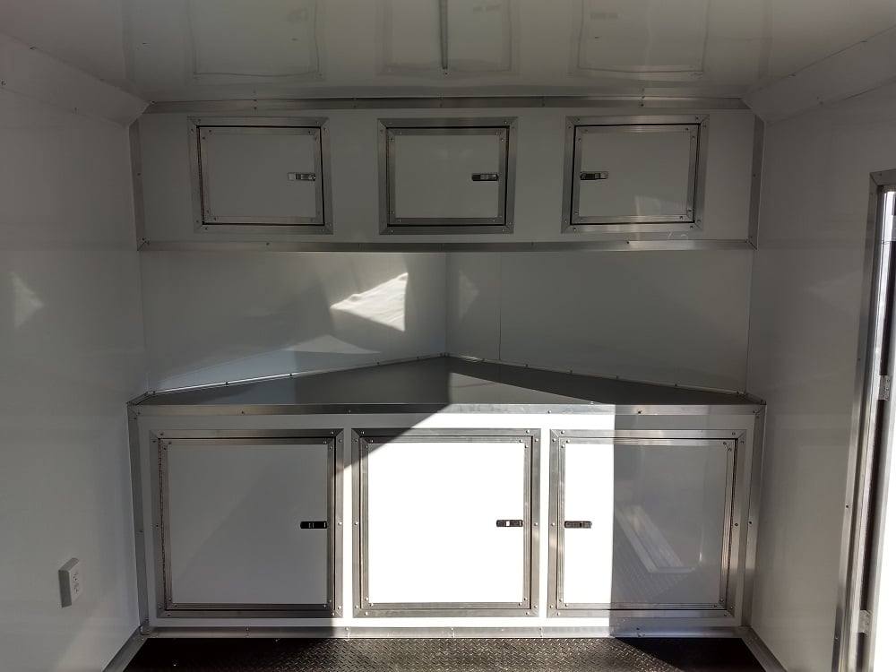 Enclosed Trailer 8.5′ X 26′ Black Race Ready Tandem 5,200lb Axles Storage - Image 17