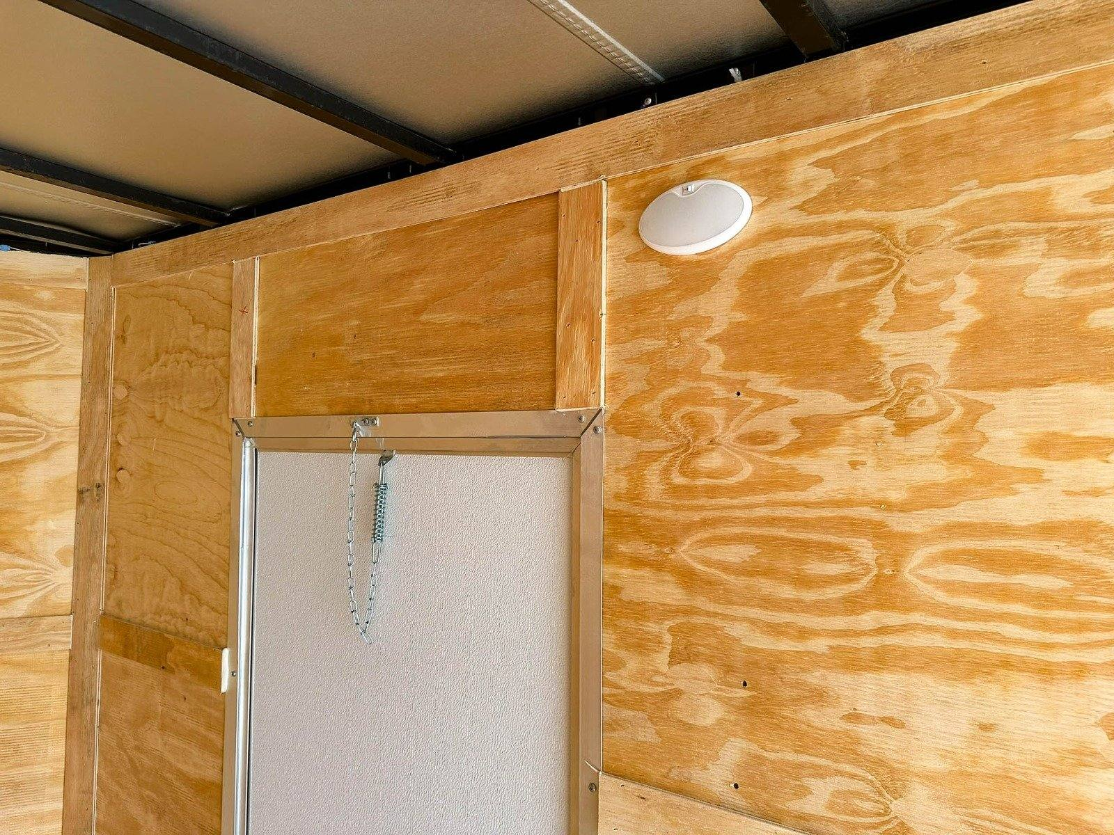 7×16 White V-Nose Enclosed Trailer (2) 3,500lb Axles 7ft Interior 7K GVWR - Image 19
