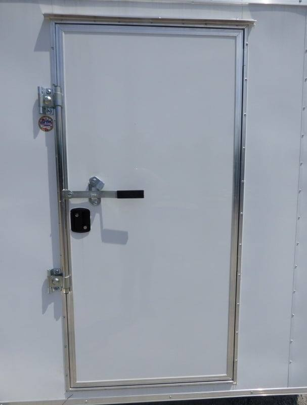 Enclosed Trailer 7’x12′ V-Nose with Barn Doors Storage 3500 lb Axle - Image 10