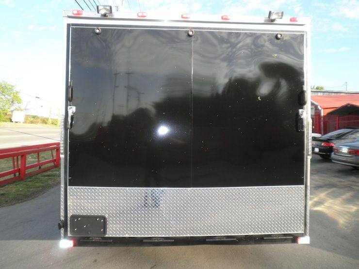 Enclosed Trailer 8.5’x28′ Black – Car Equipment Hauler Storage - Image 5