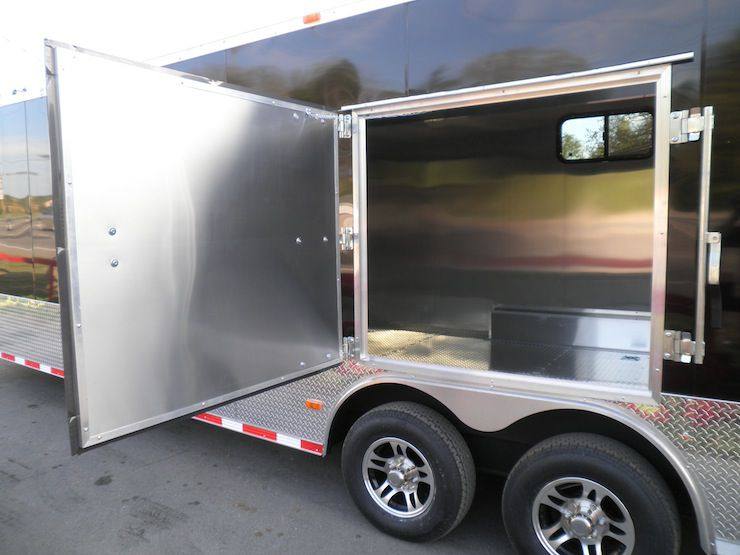 Enclosed Trailer 8.5’x28′ Black – Car Equipment Hauler Storage - Image 6