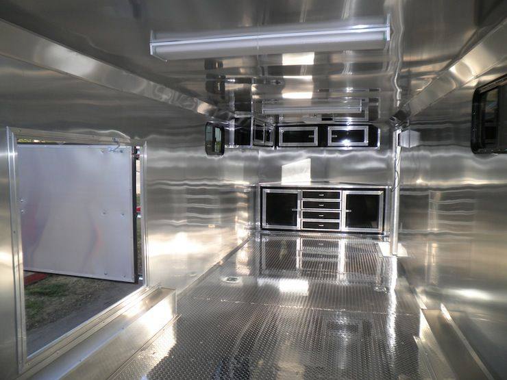 Enclosed Trailer 8.5’x28′ Black – Car Equipment Hauler Storage - Image 11