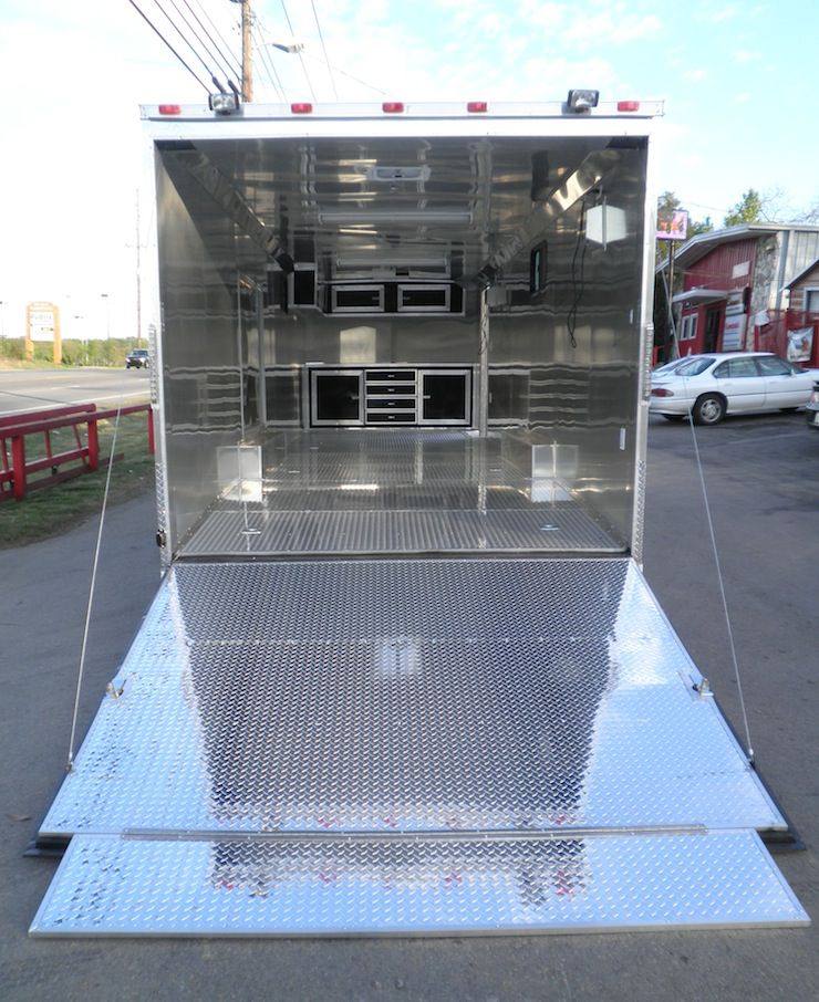 Enclosed Trailer 8.5’x28′ Black – Car Equipment Hauler Storage - Image 10