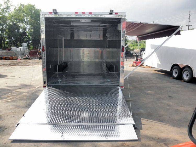 Enclosed Trailer 8.5’x24′ Red – ATV Car Bike Equipment Hauler Storage - Image 13
