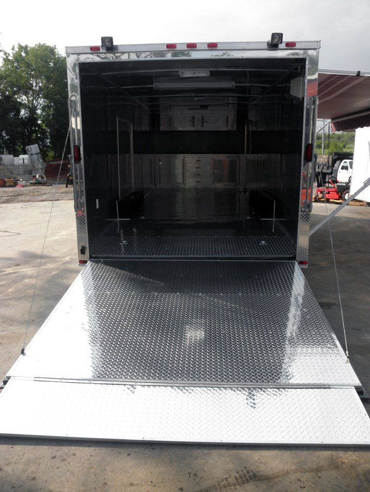 Enclosed Trailer 8.5’x24′ Red – ATV Car Bike Equipment Hauler Storage - Image 16