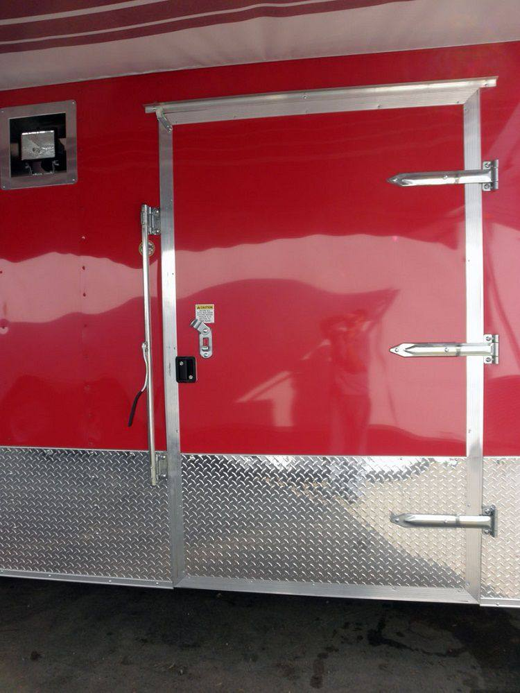 Enclosed Trailer 8.5’x24′ Red – ATV Car Bike Equipment Hauler Storage - Image 7