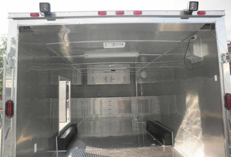 Enclosed Trailer 8.5’x24′ Red – ATV Car Bike Equipment Hauler Storage - Image 8