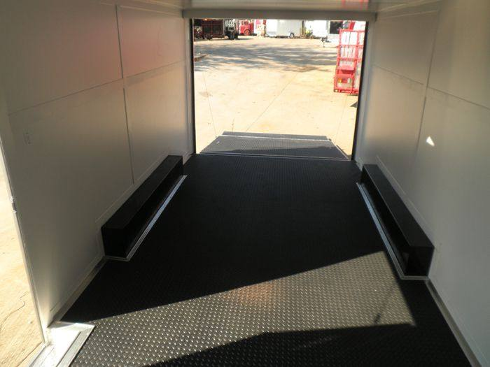 Enclosed Trailer 8.5′ X 18′ White – Car ATV Bike Hauler – 3500 lb Axles Storage - Image 9