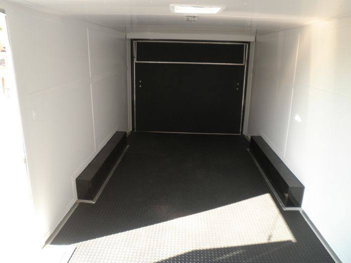 Enclosed Trailer 8.5′ X 18′ White – Car ATV Bike Hauler – 3500 lb Axles Storage - Image 10