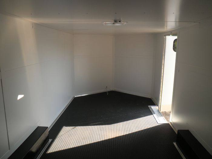 Enclosed Trailer 8.5′ X 18′ White – Car ATV Bike Hauler – 3500 lb Axles Storage - Image 7