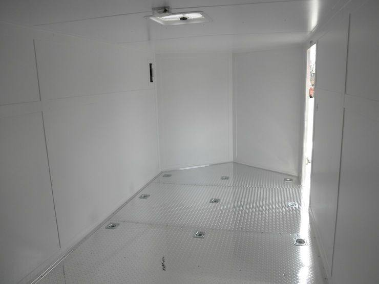 Enclosed Trailer 7′ X 16′ Custom Built – Motorcycle ATV Car Event (Black) Storage - Image 10