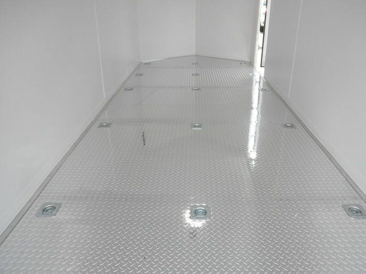 Enclosed Trailer 7′ X 16′ Custom Built – Motorcycle ATV Car Event (Black) Storage - Image 12