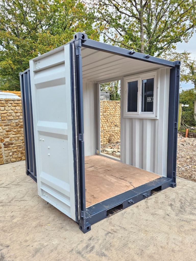 8′ Shipping Container Site Safe Lock Up Box Toolbox 8ft Workshop Shed Office