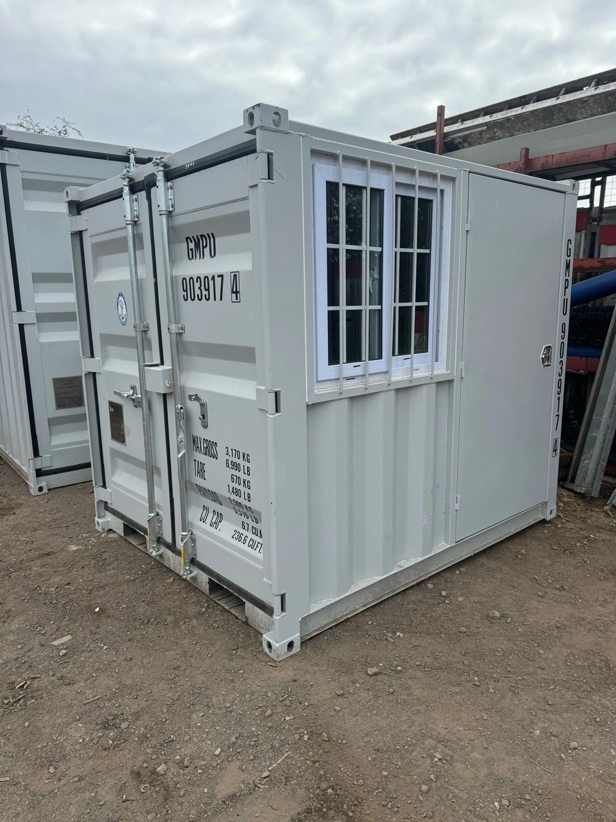 7ft Container With Window And Door – Brand New
